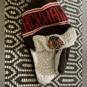Chicago Blackhawk Trapper Hat
